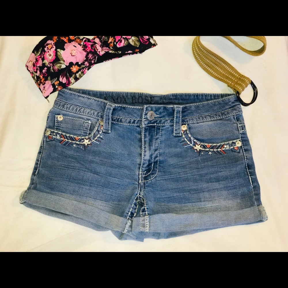 Knox Rose Ladies Jean shorts SZ 8